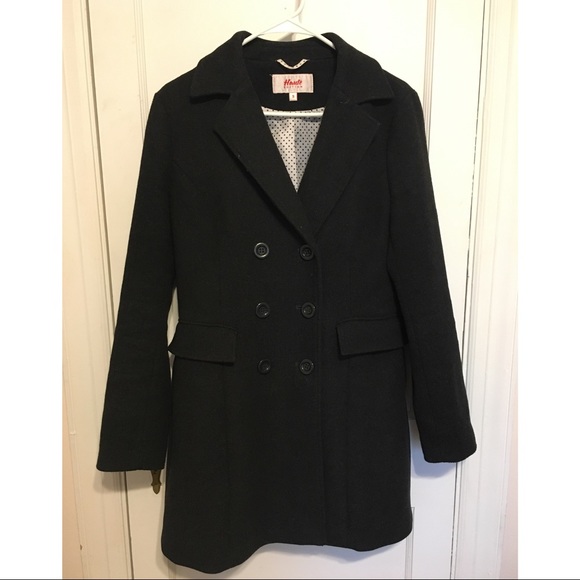 Haute wool blend pea coat - Picture 1 of 5
